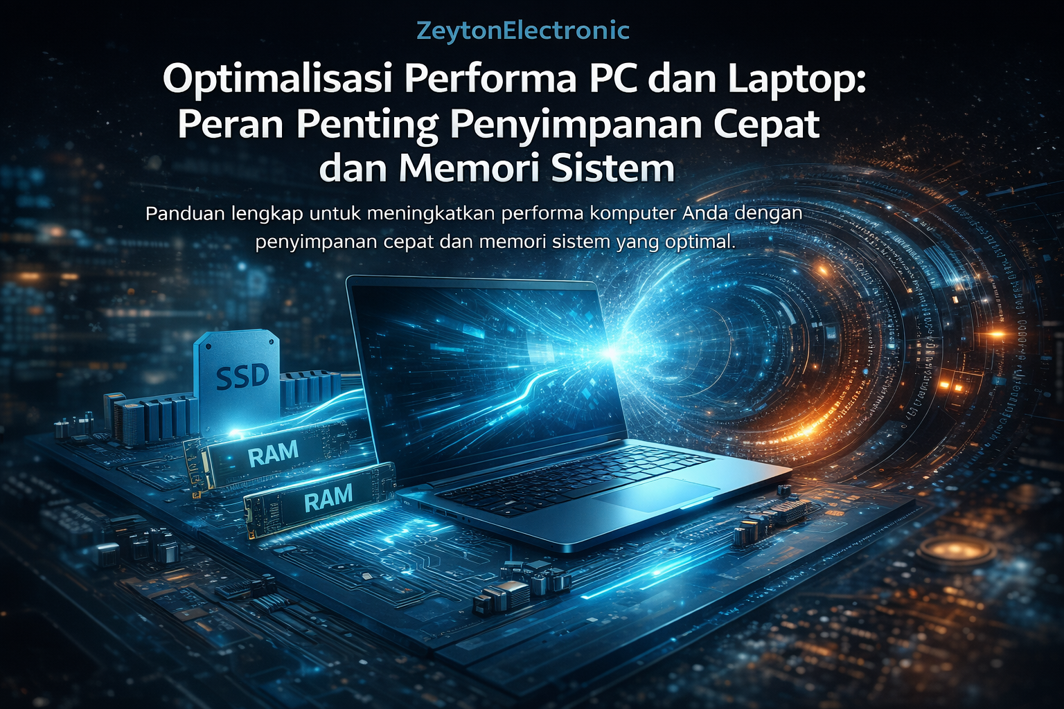 Optimalisasi Performa PC dan Laptop: Peran Penting Penyimpanan Cepat dan Memori Sistem